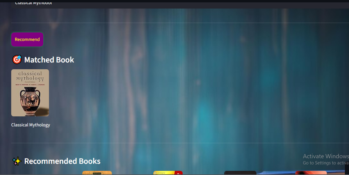 Book Recommendation System